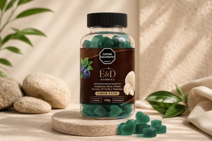 E&D Gummies Sabor Uva